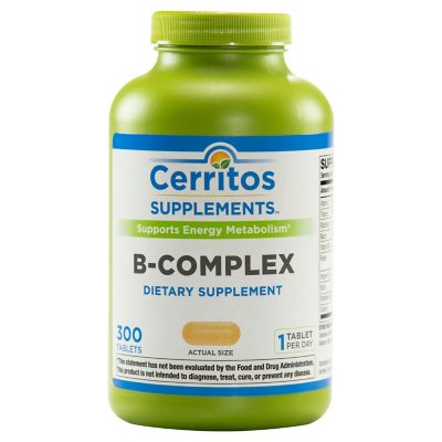 Cerritos Supplements B-Complex Tablets (300 ct.) - Sam's Club