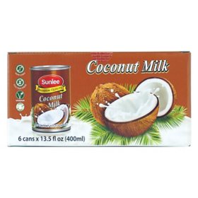 Sunlee Coconut Milk 13.5 oz., 6 pk.