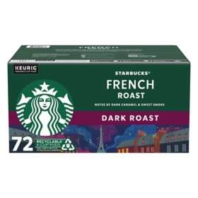 Starbucks K-Cup Coffee Pods, French Roast 72 ct.