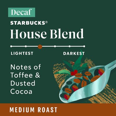 Starbucks decaf 2024 coffee pods