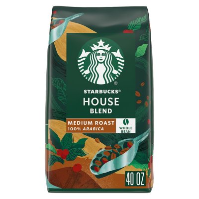 Starbucks house blend café en grains entiers, 40 oz