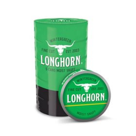Longhorn Fine Cut Wintergreen (1.2 oz., 5 pk.)