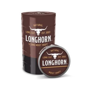 Longhorn Fine Cut Natural (1.2 oz., 5 pk.)