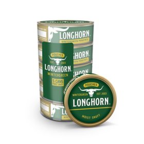 Longhorn Pouches Wintergreen 0.82 oz., 5 pk.