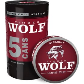 Timber Wolf Long Cut Straight 1.2 oz., 5 pk.