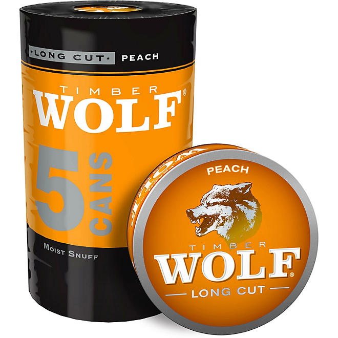 Timber Wolf Long Cut Peach (1.2 oz., 5 pk.)