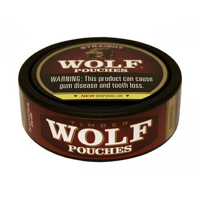 Timber Wolf Straight Pouches, Pre-Priced $0.99 (10-can roll)