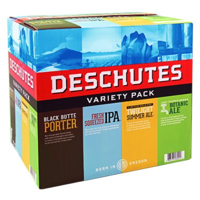 Deschutes Ale Beer Variety Pack, 12 fl. oz. bottle, 12 pk.
