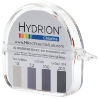 Hydrion CM-240 Micro Chlorine Test Paper (10-200 PPM)