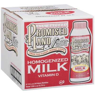 Promised Land Vitamin D Homogenized Milk 14 oz. 9 ct. Sam's Club