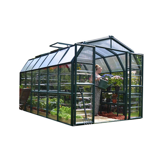 Palram - Canopia Grand Gardener 2 Clear 8' x 12' Greenhouse