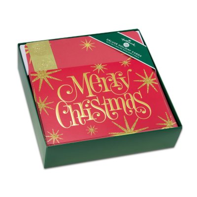 Hallmark Deluxe Faith Boxed Christmas Cards - Flitter Red - Sam's Club