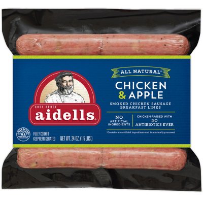 Aidells Chicken and Apple Smoked Sausage Breakfast Links (24 oz.) - Sam ...