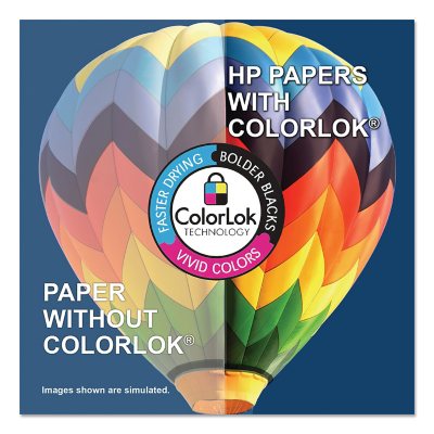 HP Bright White Inkjet Paper, 24lb, 97 Bright, 8 1/2 x 11, 500