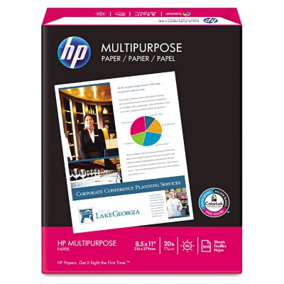 HP® MULTI-PURPOSE COPY PAPER, 8-1/2 x 14, 96 BRIGHT, 20 LB, REAM