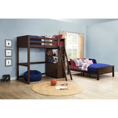 Landon Twin Over Full Loft Bunk Bed Sam s Club