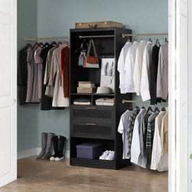 Scott Living Closet Organizer, 8.5 ft to 12 ft Wide		