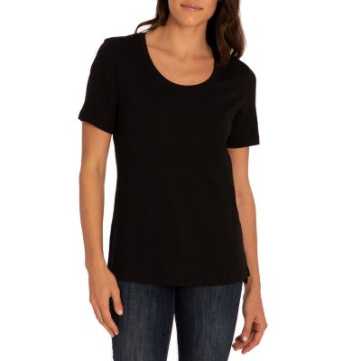 navy blue mock neck top