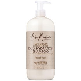 Shea Moisture 100% Virgin Coconut Oil Daily Hydration Shampoo, 34 fl. oz.