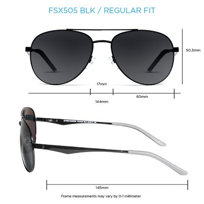 Free Country FSX505 Sunglasses, Black - Sam's Club