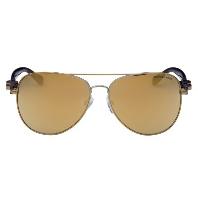 Michael Kors Aviator Sunglasses, Gold/Gold - Sam's Club