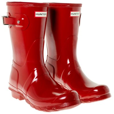 red rain boots with bow