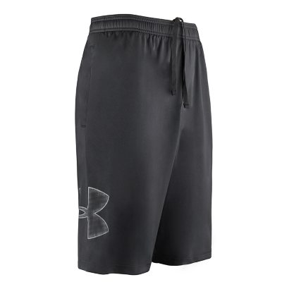  Under Armour Baseline 10-inch Short, Black (008)/White, Small :  Clothing, Shoes & Jewelry