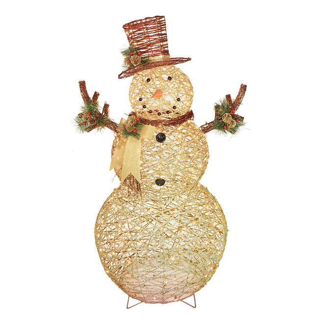 Member's Mark 60" Illuminated Grapevine Snowman