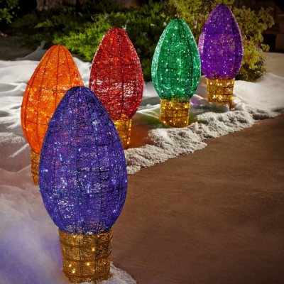 Giant outdoor christmas clearance lights