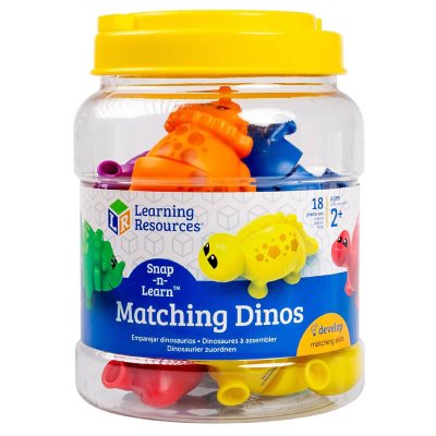 Learning Resources Snap-N-Learn Matching Dinos