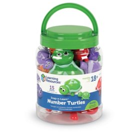 Learning Resources Snap-N-Number Turtles -15 pieces, 18+ months Toddler Learning Toys