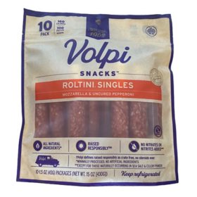 Volpi Snacks Roltini Singles with Mozzarella and Uncured Pepperoni 10 ct.