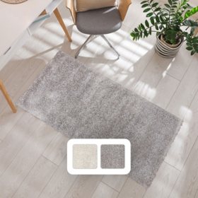 Thayer Modern Solid Runner Shag Rug, Assorted Colors