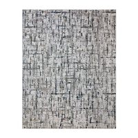 Quattro Lhasa Gray and Taupe Area Rug, Assorted Sizes