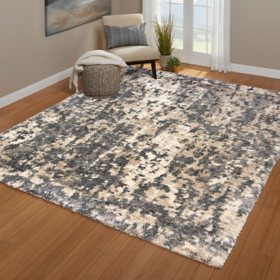 Lenox Shag Rug in Bryce Beige/Gray, Assorted Sizes