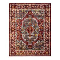 Brea Area Rug in Byrne Red, Assorted Sizes