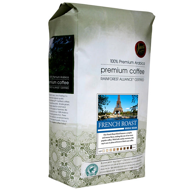 Java Trading Co. French Roast Whole Bean Coffee - 2 lbs.
