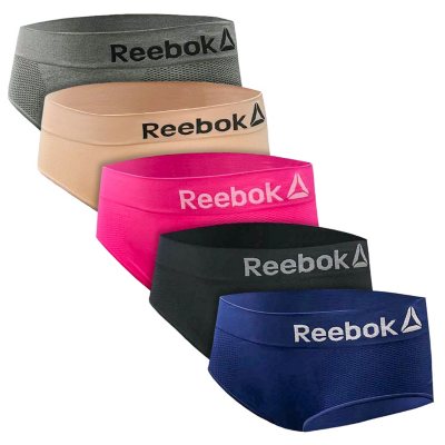 Reebok Ladies 5 pack Seamless Hipster Sam's Club : Reebok Womens Seamless Hipster Panties 5 Pack