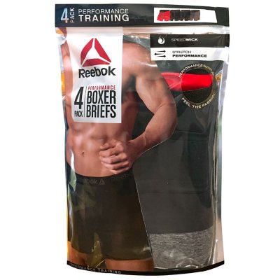 reebok performance boxer briefs 3 pack sam's club