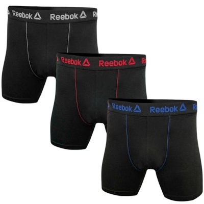 Buy Reebok Womens Aria Logo Cotton Three Pack Briefs Black
