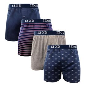 IZOD Men's 4-Pk Knit Boxer