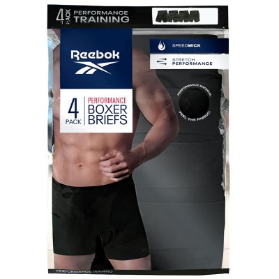 Reebok Men's 4-Pack Performance Boxer Brief - Sam's Club