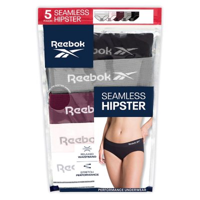 Reebok Women's Seamless Boy Short Panties, 3-Pack 