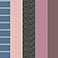 Coronet Blue Stripe Melange/Lotus/Charcoal Heather/Lilas/Deep Taupe, variant on Reebok Women's 5-Pack Seamless Hipster