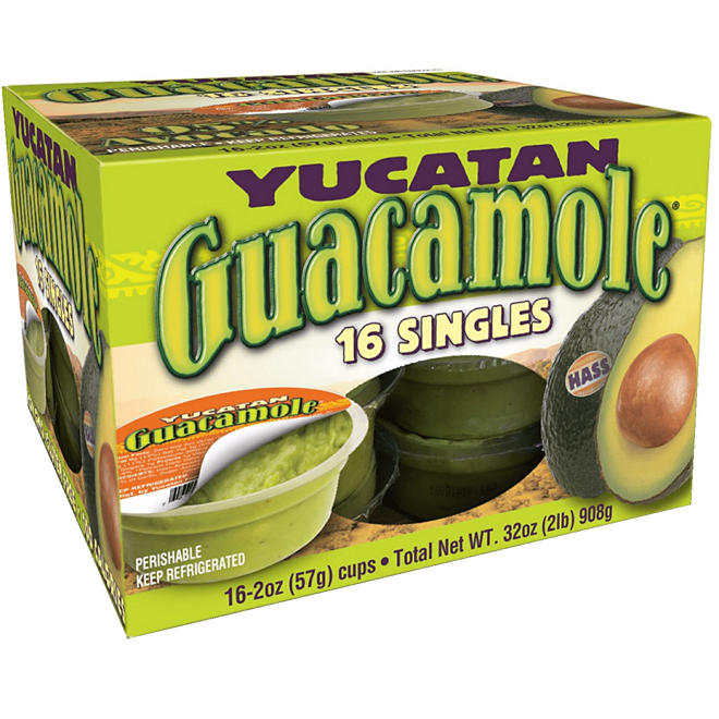 Yucatan Singles Guacamole (2 oz. cup, 16 ct.)