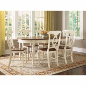 Mia Solid Wood Dining Set (Assorted Sizes)
