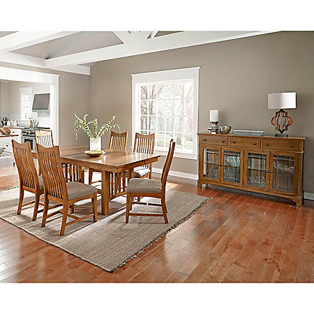 Liam Solid Wood Dining Set (Assorted Sizes)