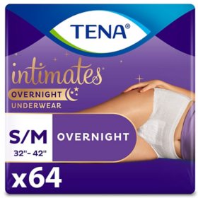 TENA Intimates Overnight Underwear, Choose Size