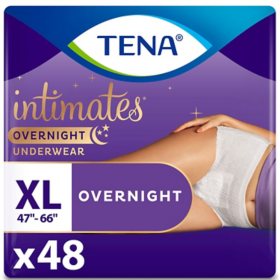 TENA Intimates Overnight Underwear (Choose Your Size)