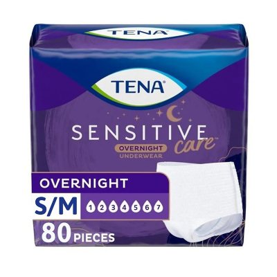 TENA Intimates Overnight Underwear (Choose Your Size); S/M 80 ct.:- S/M, 80 ct.